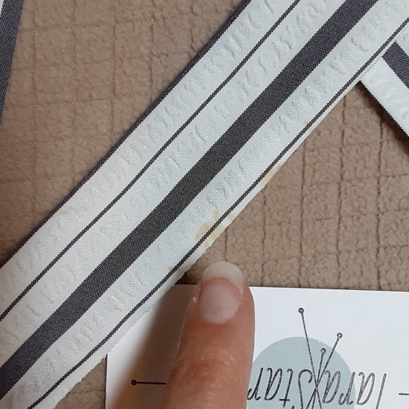 Tara Starlet striped bralette pinup top L - Picture 3 of 5